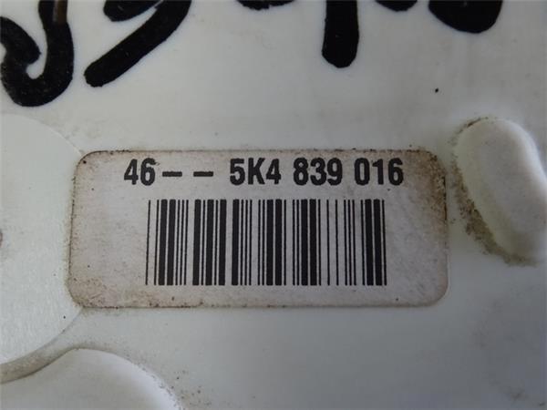 Cerradura tras dcha volkswagen 5k4839016 - 5k4839016