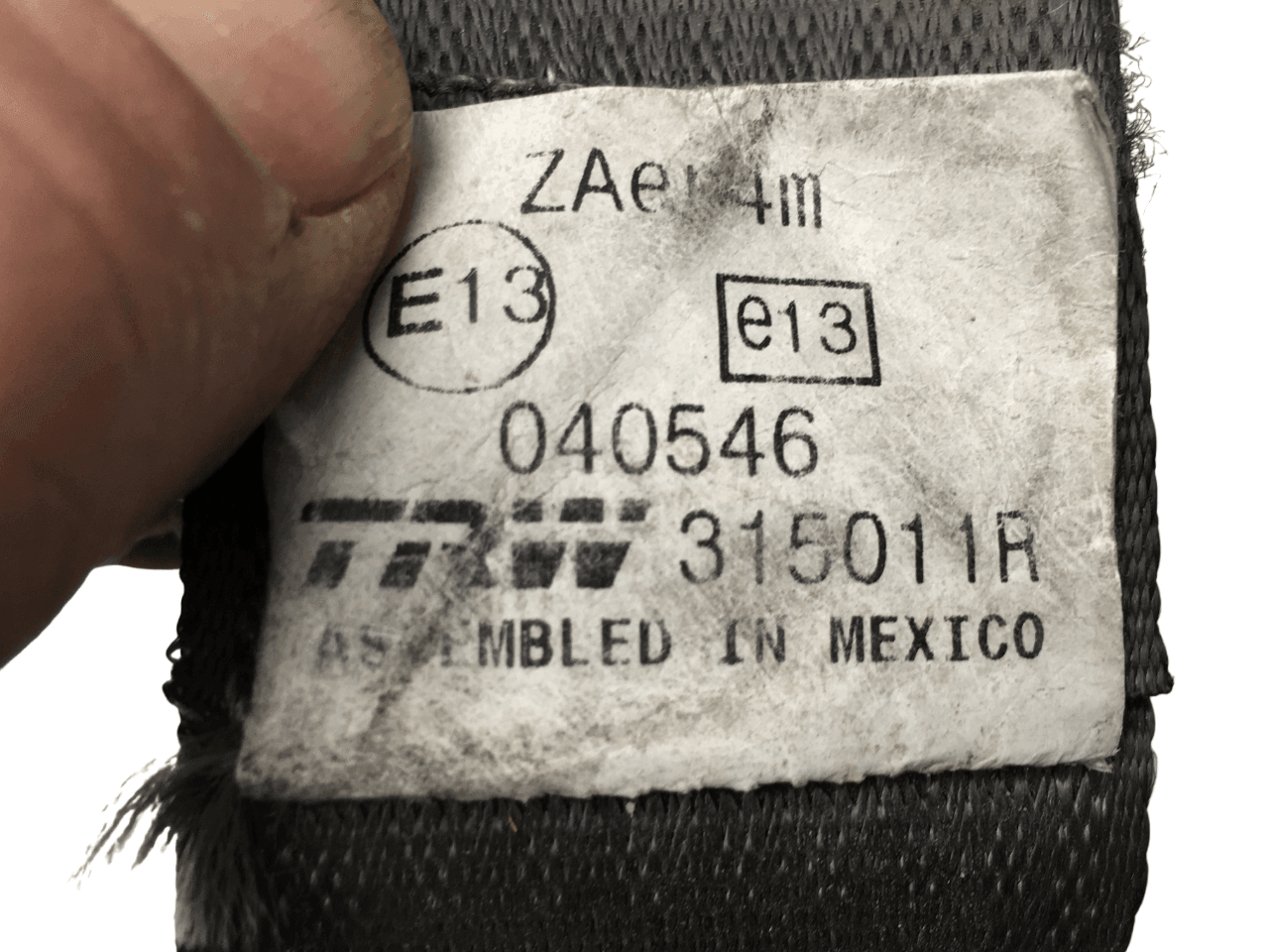 Cinturon del dcho Jeep KJ - 5GZ021DVAD