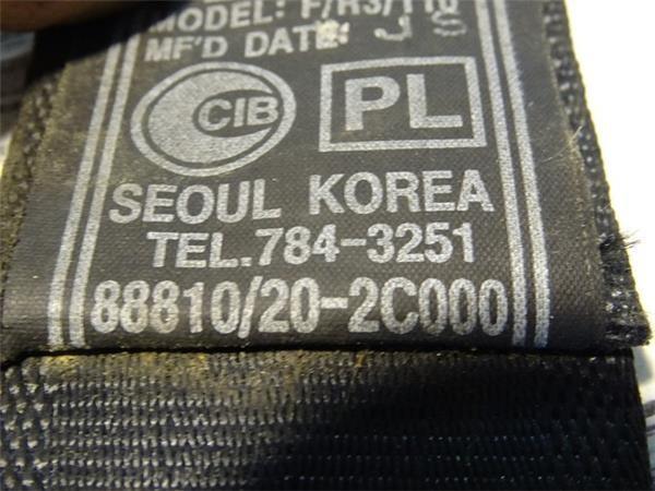 Cinturon delantero izq hyundai coupe gk - 88810