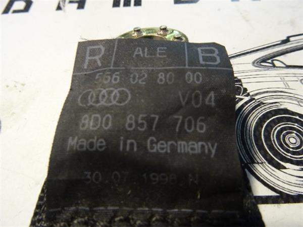 Cinturon pretensor del derecho audi a4 - 566028000