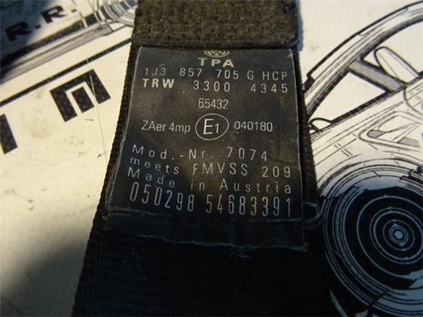 Cinturon pretensor del izq vw golf iv - 1j3857705g