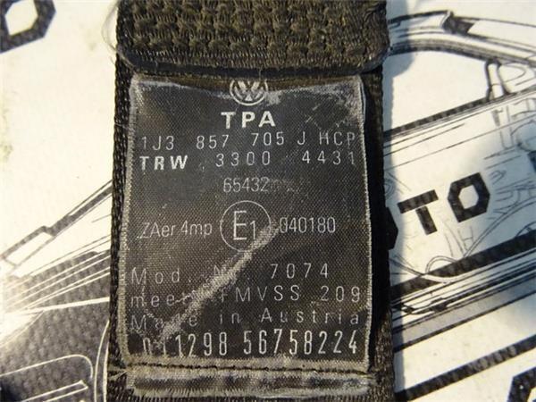 Cinturon pretensor volkswagen golf iv - 1j3857705g