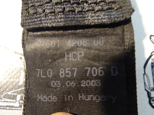 Cinturon pretensor vw touareg 7l - 7l0857706d