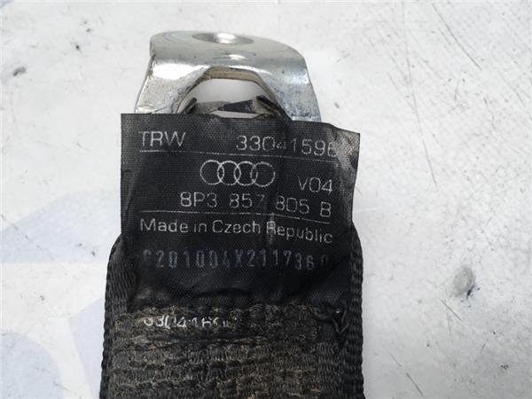 Cinturon trasero Audi A3 8P - 8p3857805b