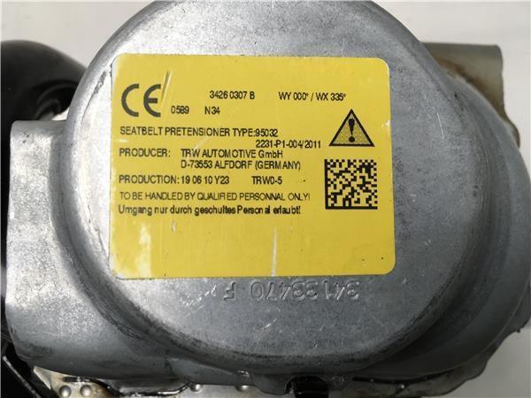 Cinturon trasero izquierdo Bmw X3 G01 - 34197177a