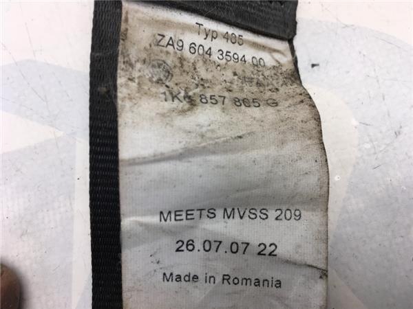 Cinturon trasero izquierdo VW Golf V - 603574800