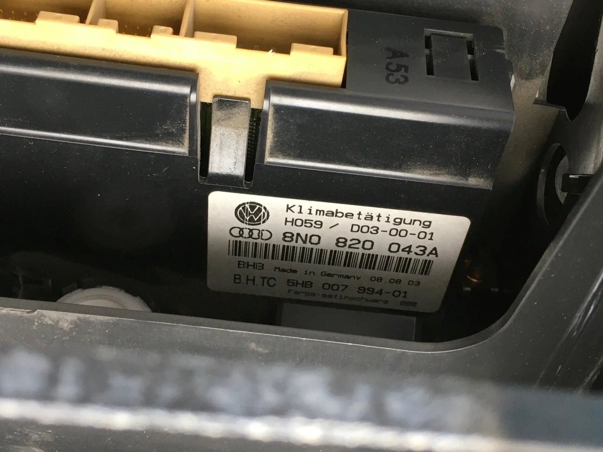 Climatizador Audi TT 8N 8N0820043A