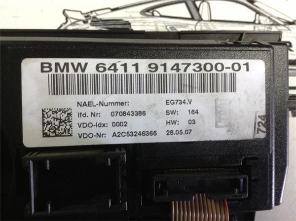 CLIMATIZADOR BMW E90 E92 64119147300-01 - 64119147300-01