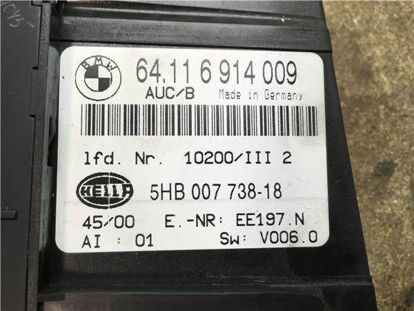 Climatizador digital bmw e46 - 64116916882