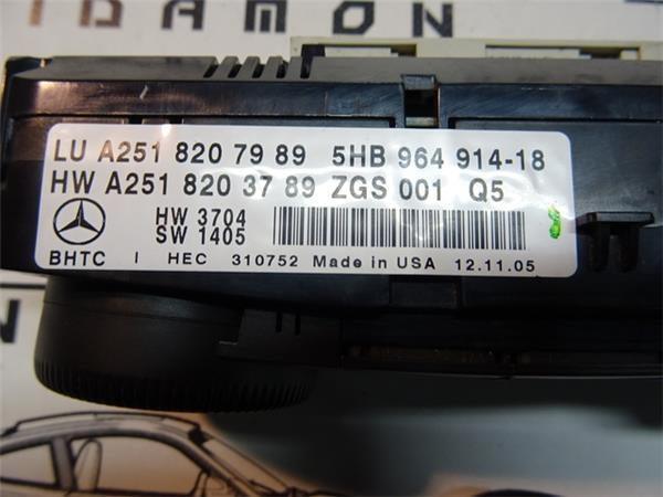 Climatizador mercedes w164 w251 - a2518203789
