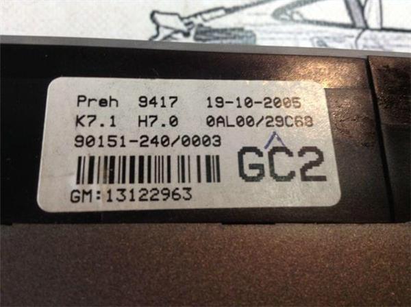 Climatizador opel astra h - 13122963