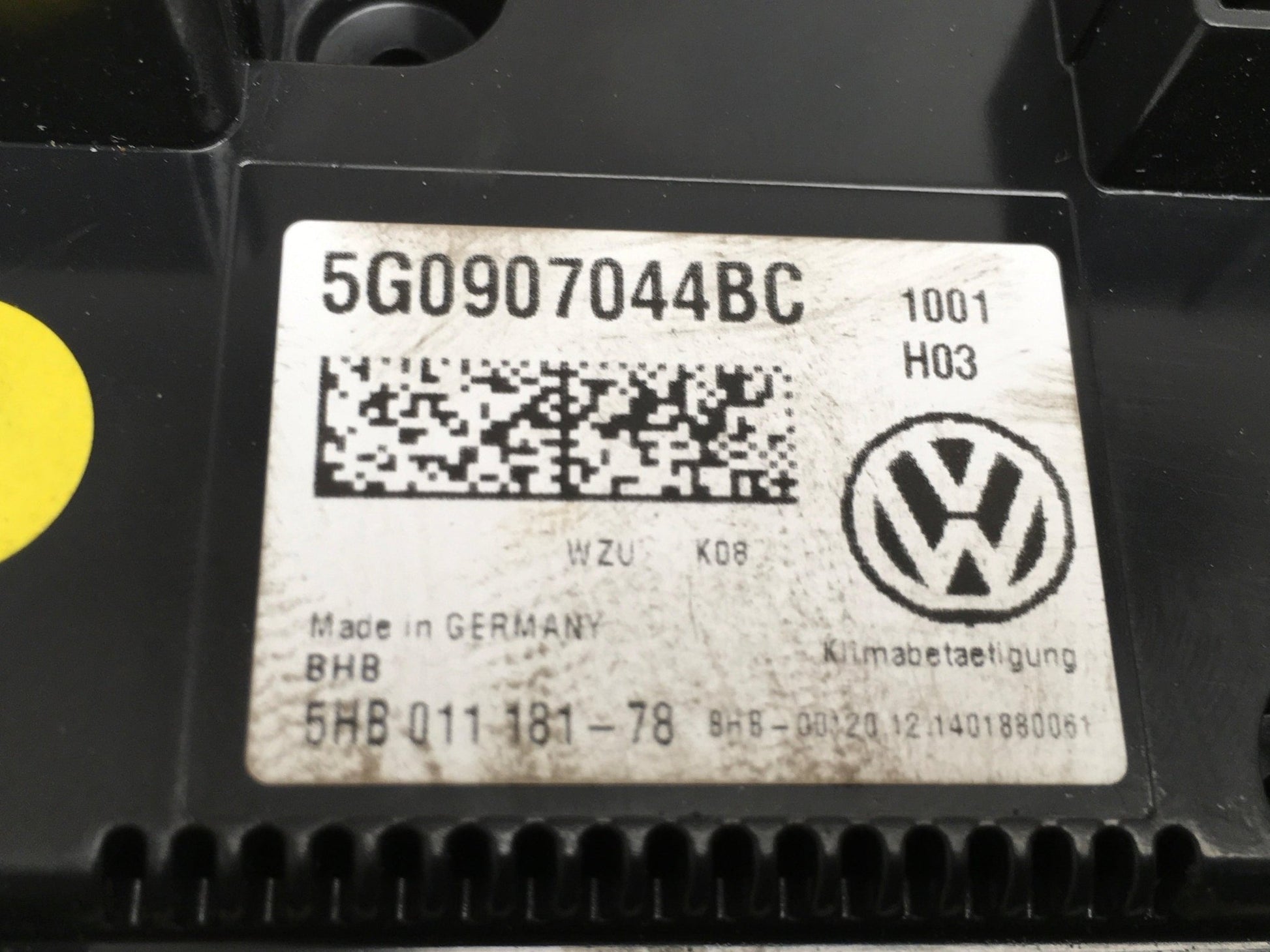 Climatizador VW Golf VII - 5g0907044bc