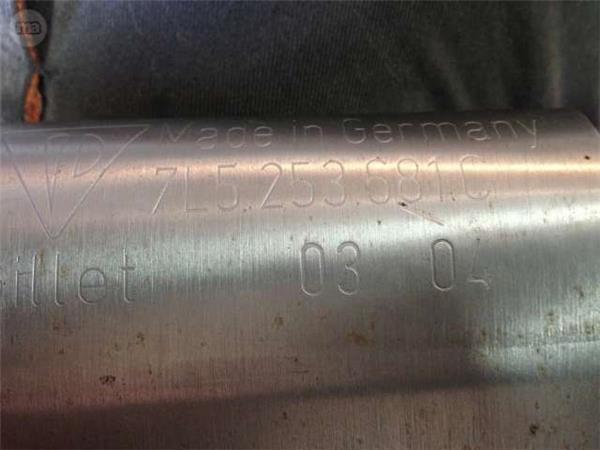 Cola de escape para porsche cayenne s - 7l5253681c