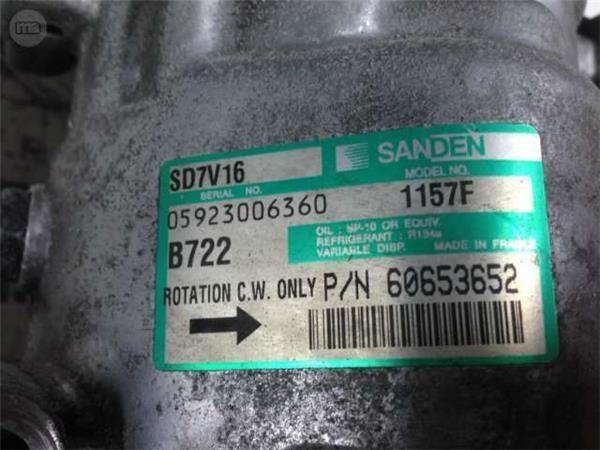 Compresor ac alfa romeo/lancia/fiat - sd7v16