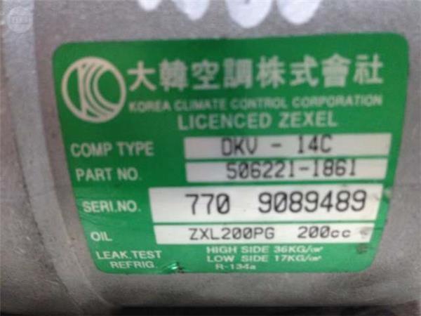 Compresor ac kia clarus 506221-1861 - 506221-1861