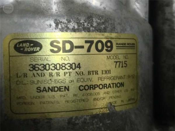 Compresor ac land rover 2.4 y 3.9 - sd-709