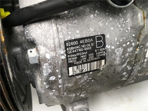 compresor A/C Nissan 92600-4eb0a - 92600-4eb0a