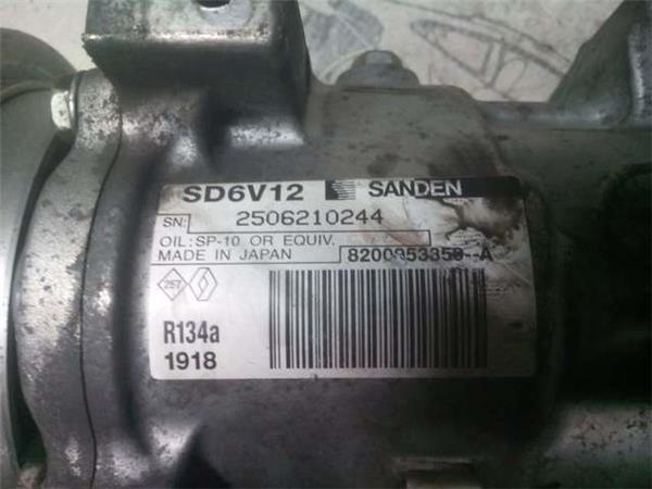 Compresor ac nissan/renault sd6v12-1918 - sd6v12-1918