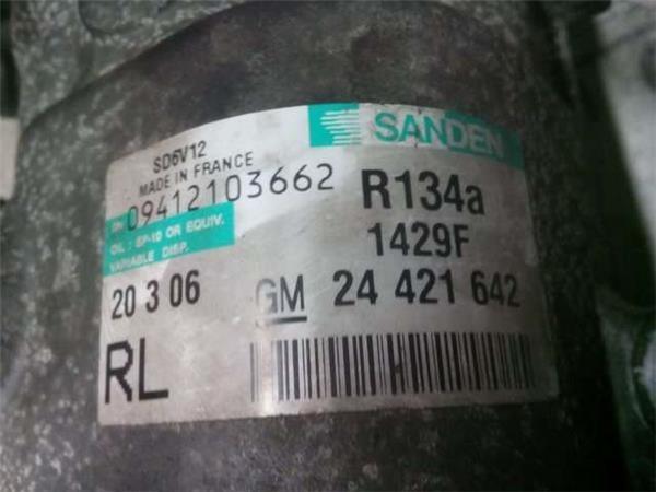 COMPRESOR AC OPEL 24421642 SD6V12 1429F - sd6v12-1429F