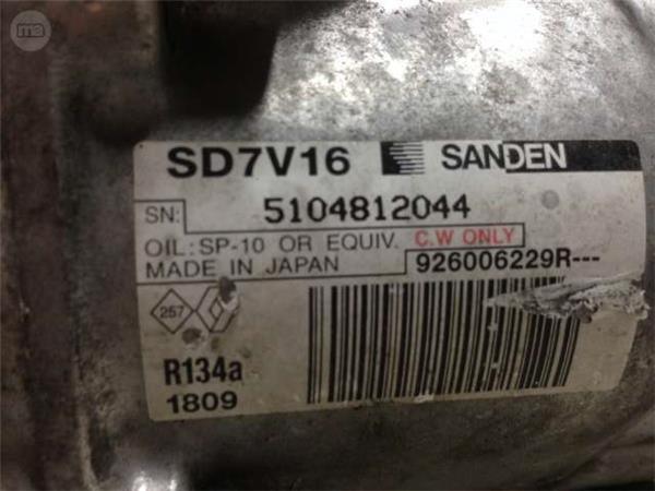 Compresor ac renault/dacia sd7v16-1809 - AutoRR sd7v16