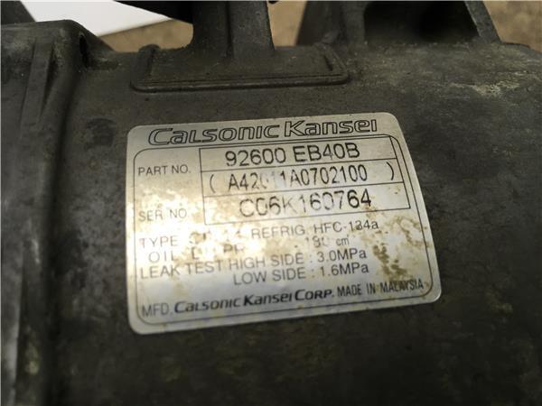 Compresor, aire acondicionado 92600EB40B - 92600EB40B