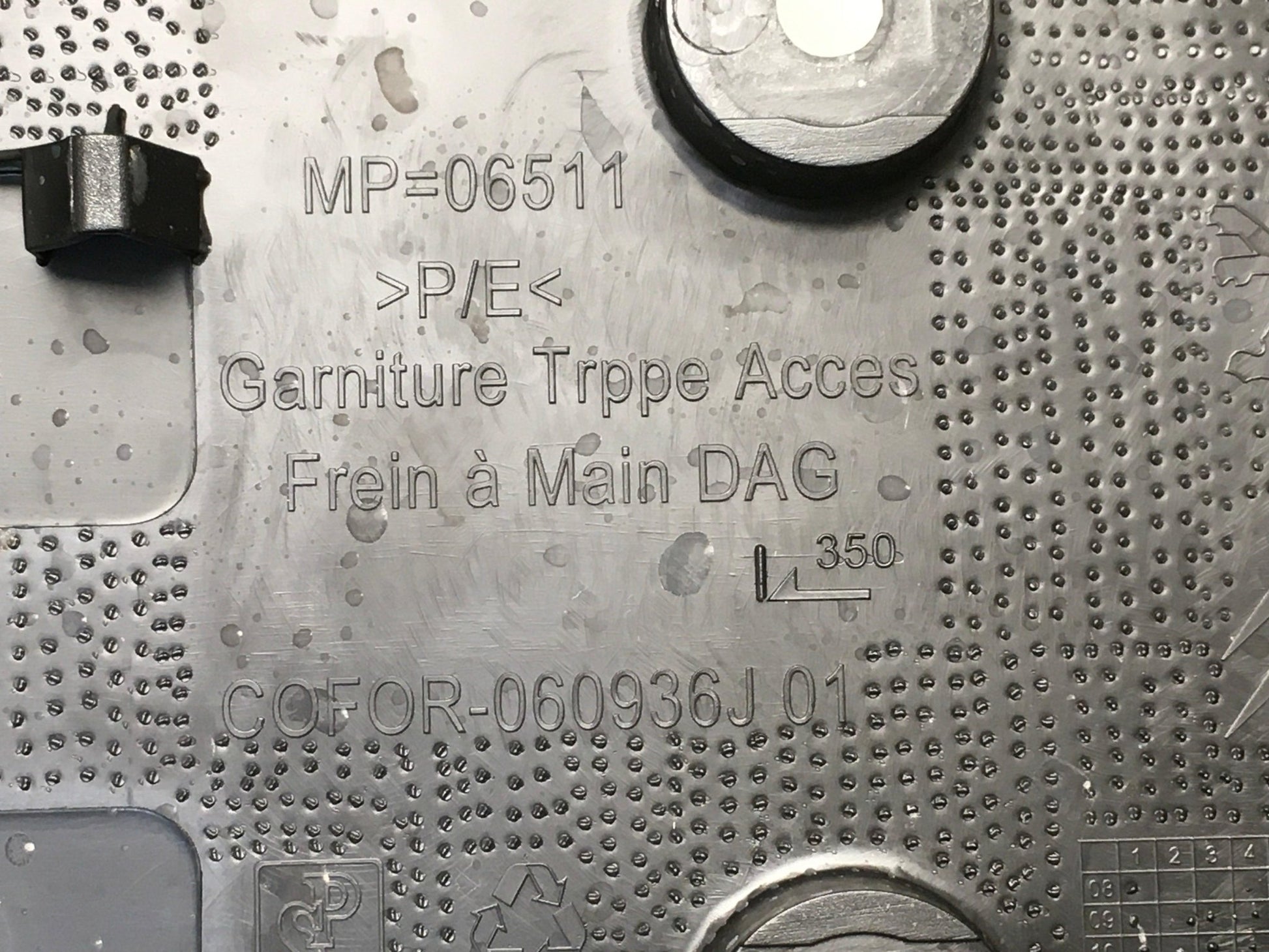 Consola central Berlingo Partner II - 060936j01