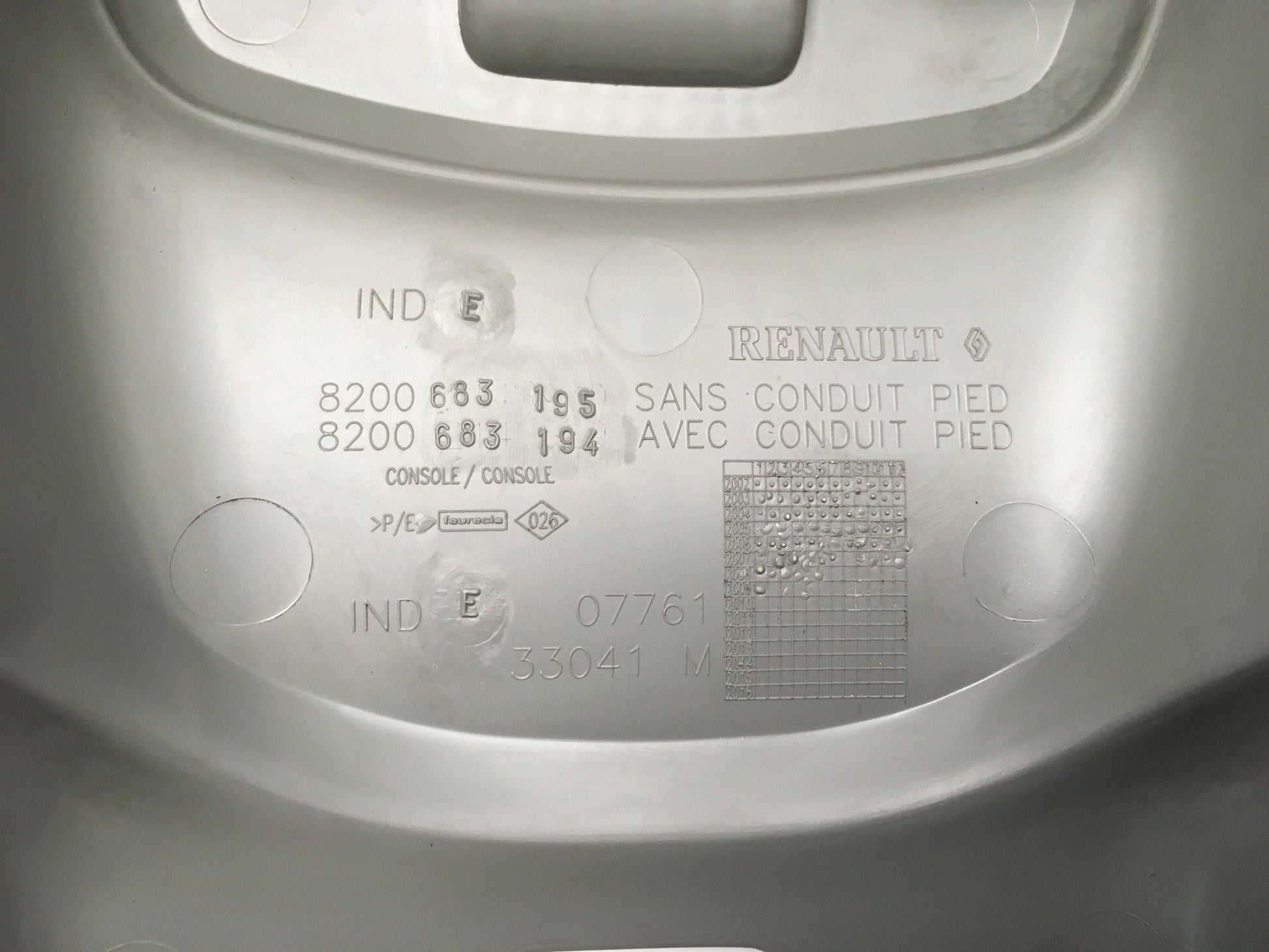 Consola central Renault 8200683195 - 8200683195