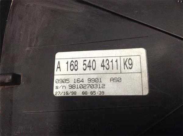 Cuadro instrumento mercedes clase a w168 - a1685404311