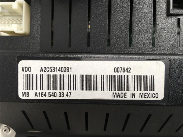 Cuadro instrumento mercedes ml w164 - a1645403347