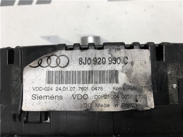 Cuadro instrumentos Audi 8j0920930c
