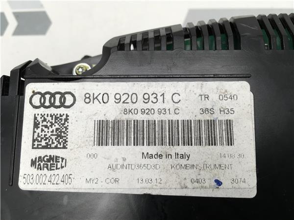 Cuadro instrumentos Audi 8k0920931c - 8k0920931c