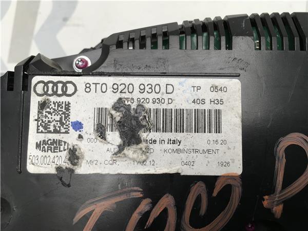 Cuadro instrumentos Audi 8T0920930d - 8T0920930d