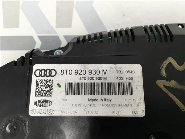Cuadro instrumentos Audi 8t0920930m