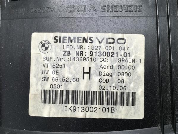 Cuadro instrumentos Bmw 14369510 - 14369510