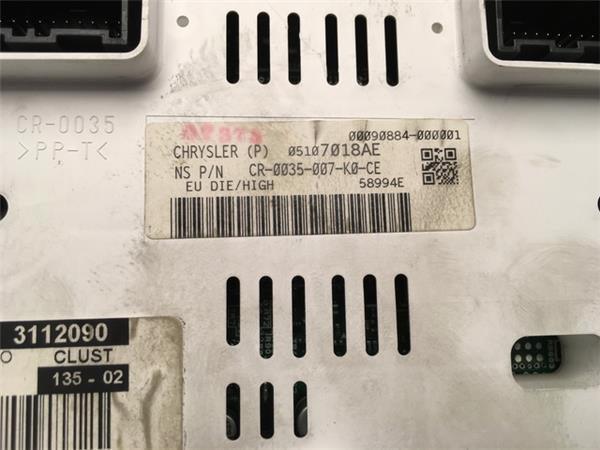 Cuadro instrumentos jeep patriot/compass - 05107018ae