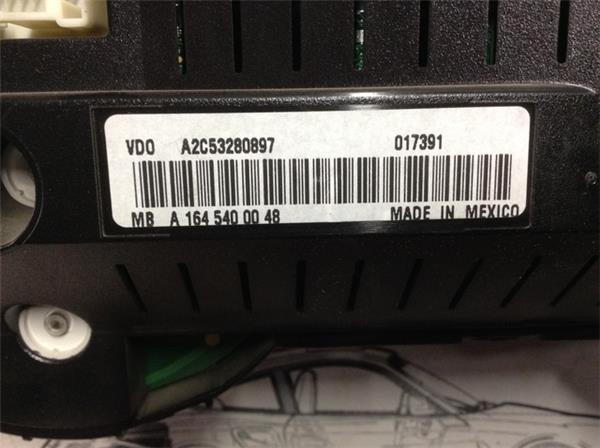 Cuadro instrumentos mercedes a1645400048 - a1645400048