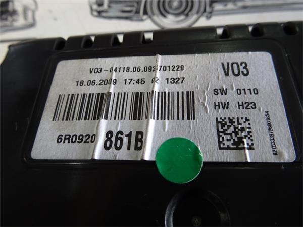 Cuadro instrumentos polo 6r 6r0920861b - 6r0920861b