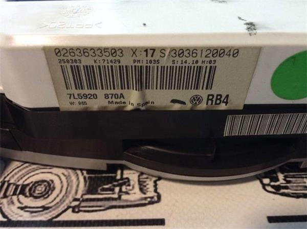 Cuadro instrumentos porsche cayenne s - 7l5920870a