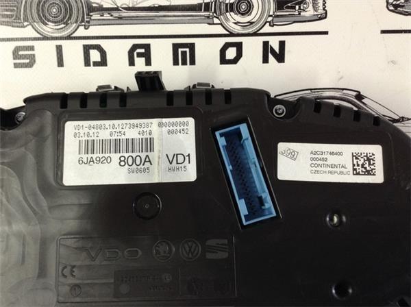 Cuadro instrumentos seat toledo kg3 - 6ja920800a