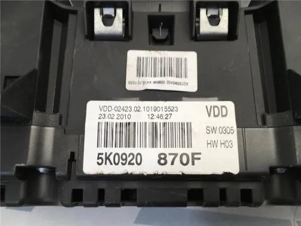 Cuadro instrumentos VW Golf 6