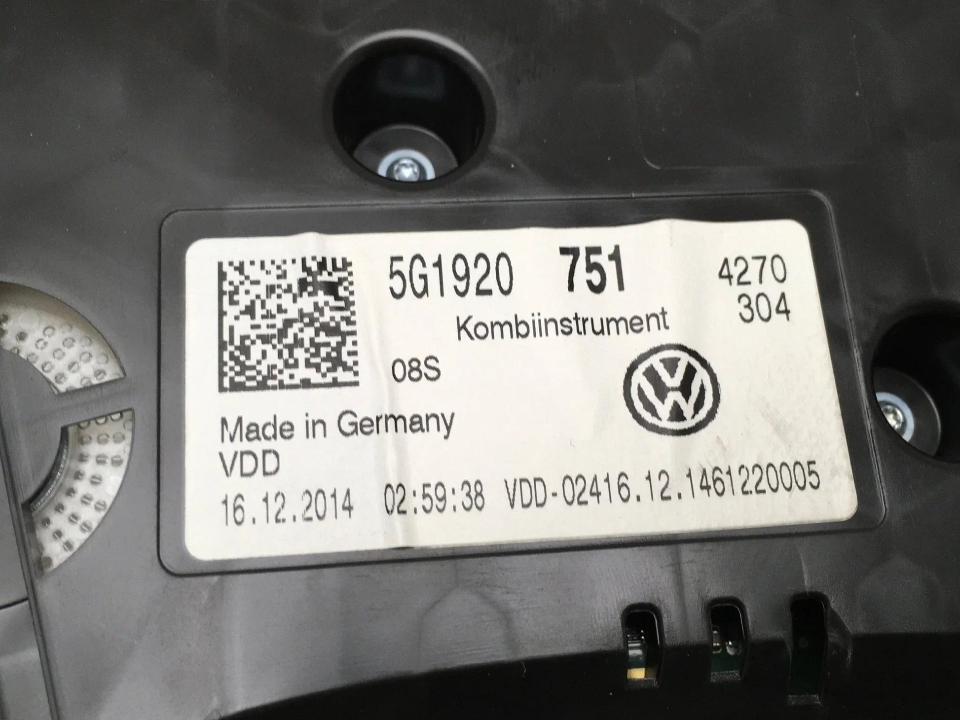 Cuadro instrumentos VW Golf 7 5g1920751