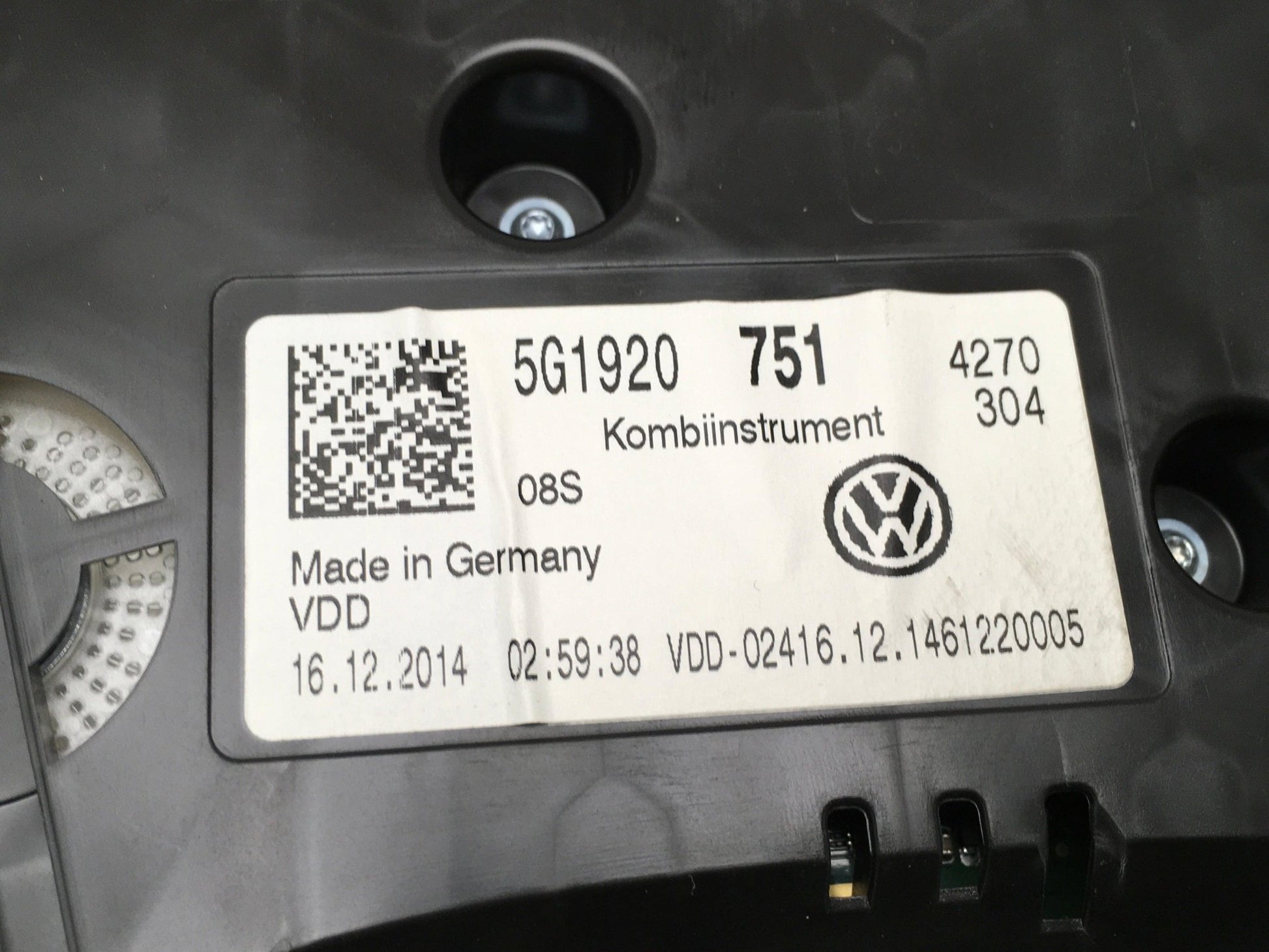 Cuadro instrumentos VW Golf 7 5g1920751 - 5g1920751