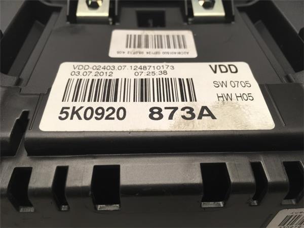 Cuadro instrumentos vw golf vi - 5k0920873a