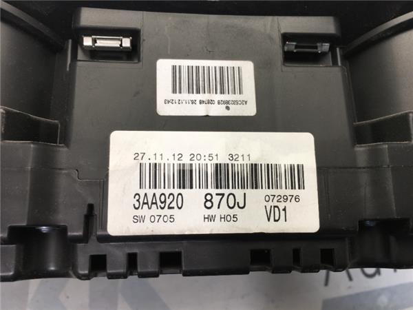Cuadro instrumentos vw passat b7 - 3AA920870J