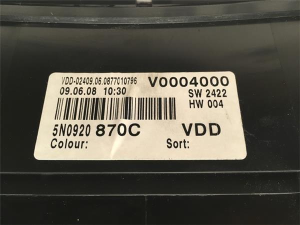 Cuadro instrumentos vw tiguan 5n0920870c - 5n0920870c