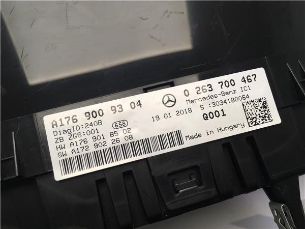 Cuadro Mercedes A W176 A1769009304 - A1769009304