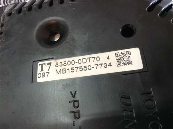 Cuadro toyota yaris iii 1.5 hybrid - 