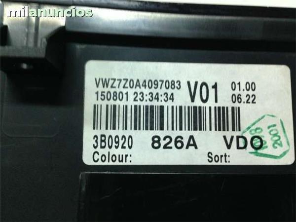 Cuadro volkswagen 3b0920 826a - 3b0920 826a