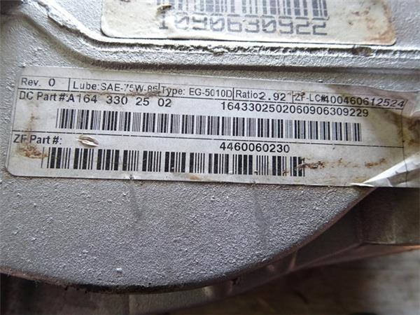 Diferencial delantero mercedes ml w164 - a1643302502