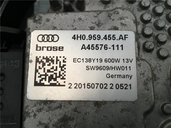 Electroventiladores Audi RS6 4G